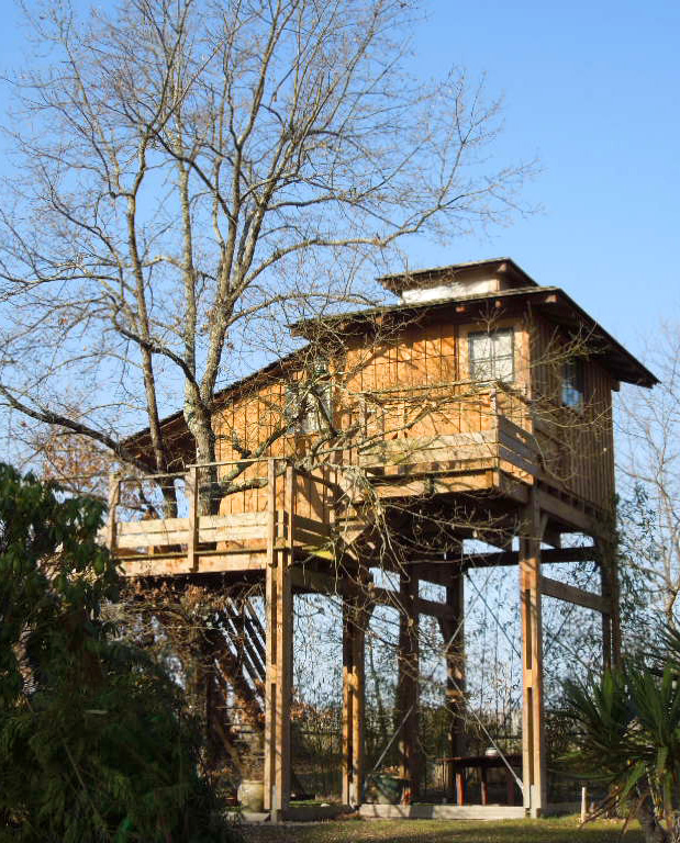 cabane pilotis